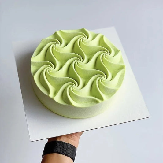 Moule rond fantaisiste en silicone