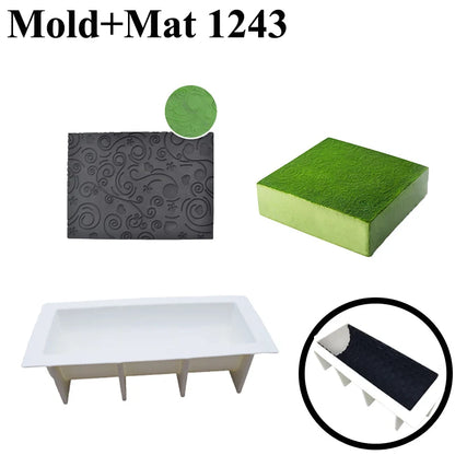 Tapis de cuisson texturé