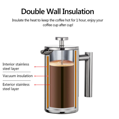Cafetière à piston française