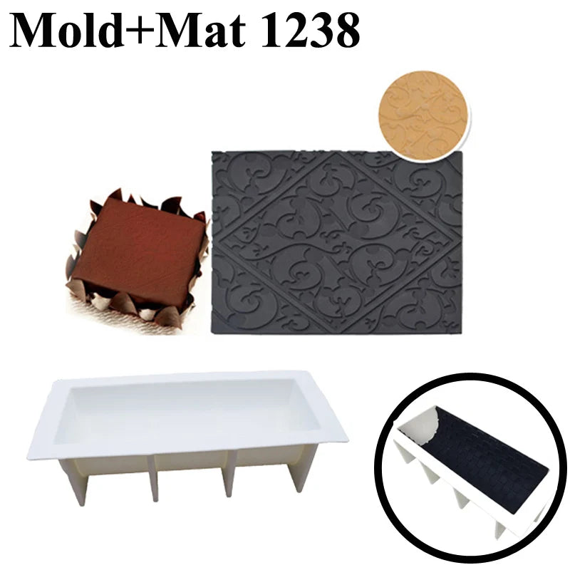 Tapis de cuisson texturé