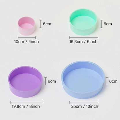Moules ronds en silicone