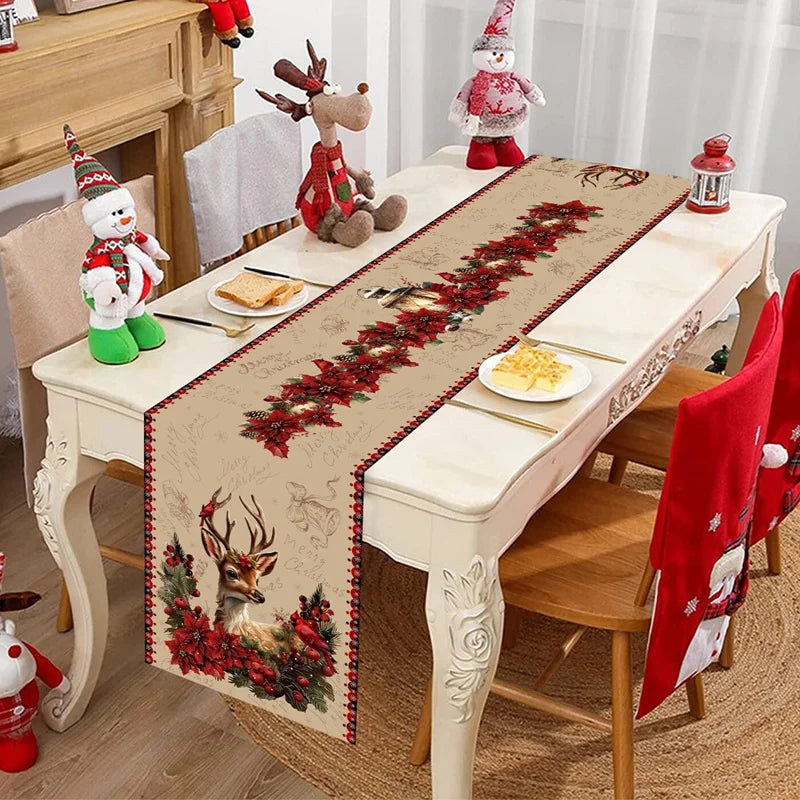 Chemin de table décoration de Noël