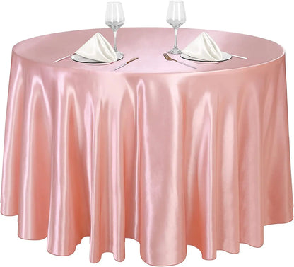 Nappe en satin ronde