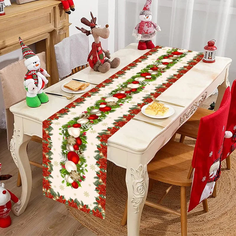 Chemin de table décoration de Noël