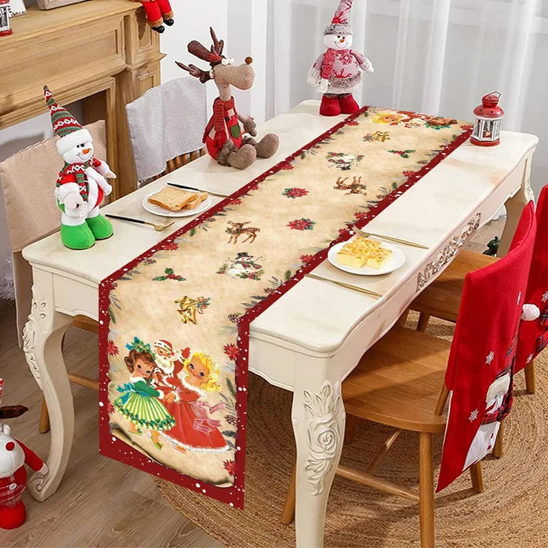 Chemin de table décoration de Noël
