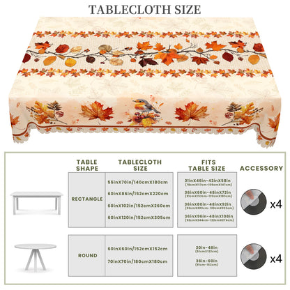 Nappe ronde automnale