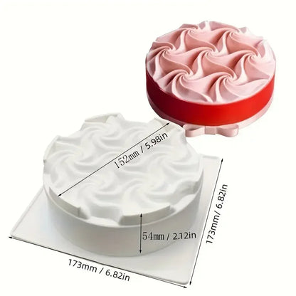 Moule rond fantaisiste en silicone