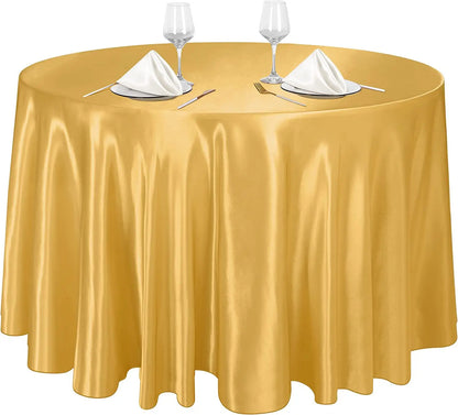 Nappe en satin ronde