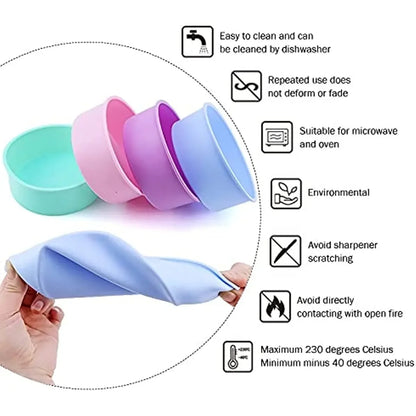 Moules ronds en silicone