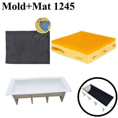 Tapis de cuisson texturé
