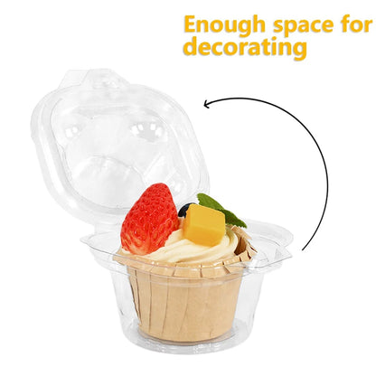 Boîte de plastique transport de cupcake