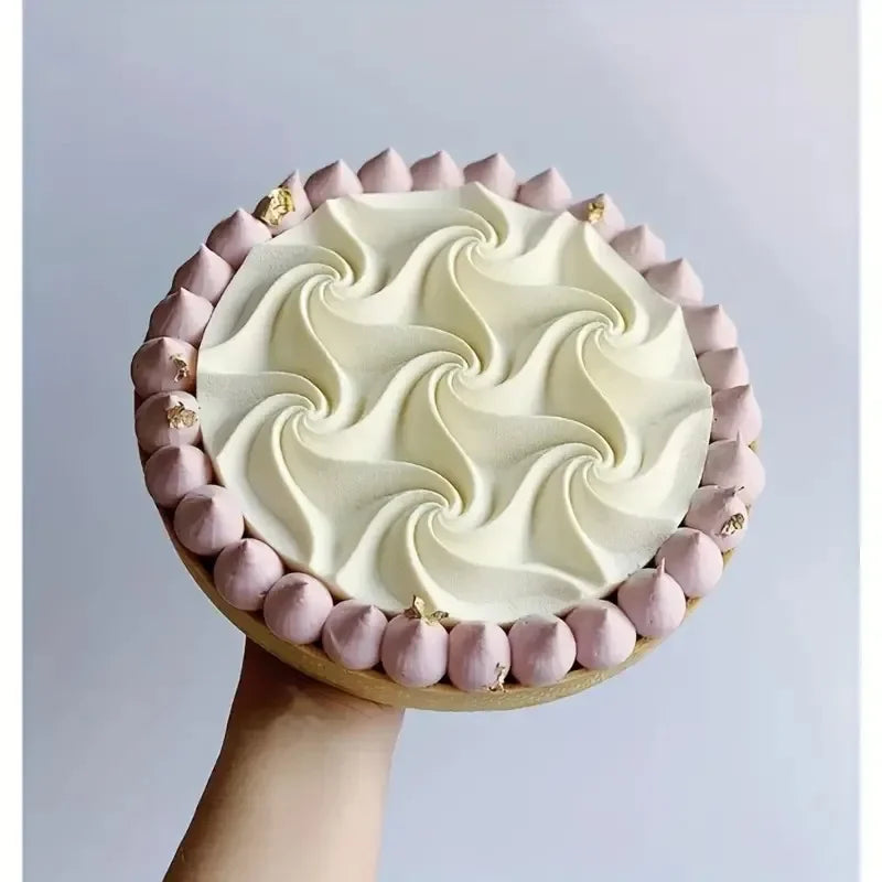 Moule rond fantaisiste en silicone