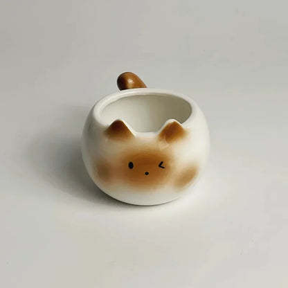 Tasse en forme de chat mignon