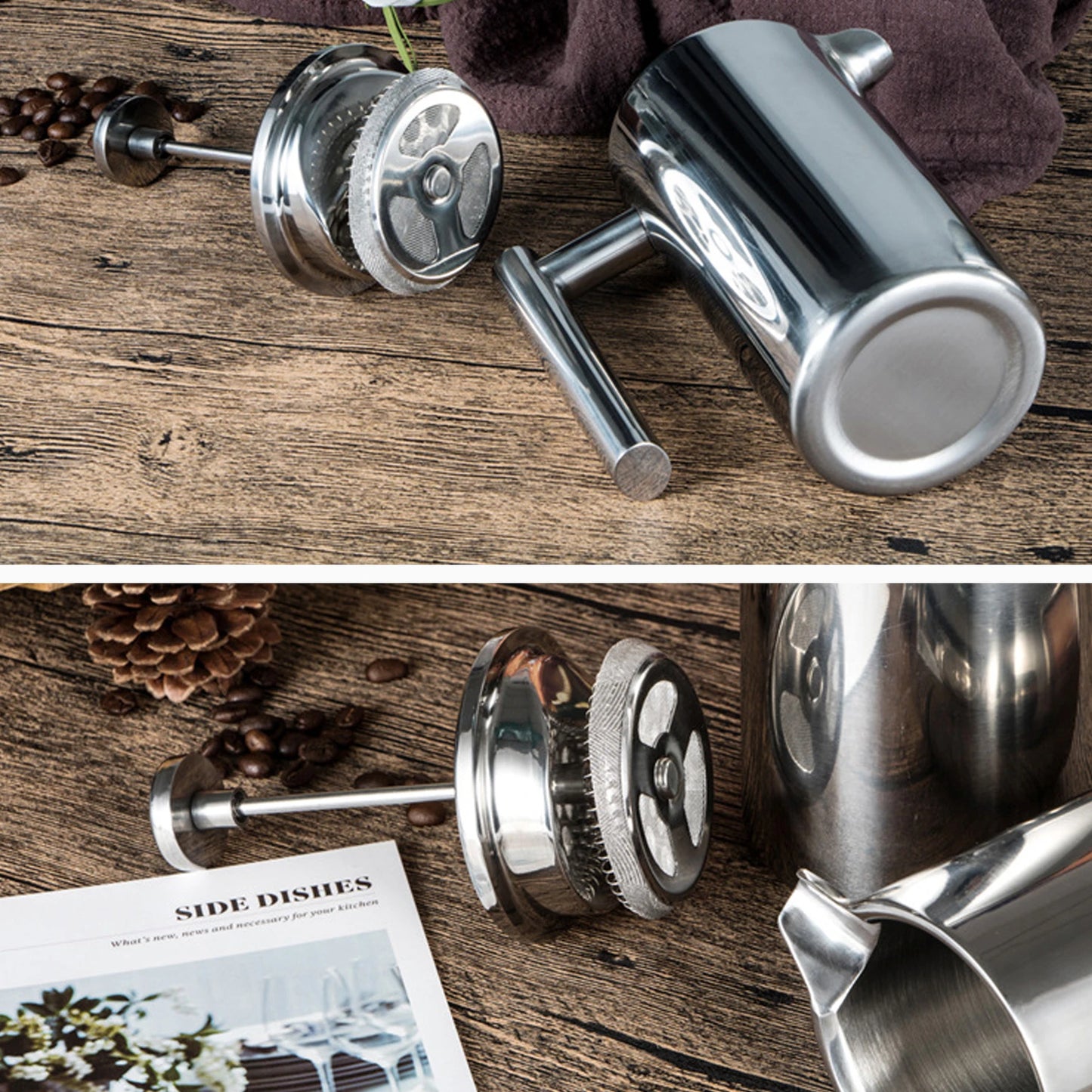 Cafetière à piston française