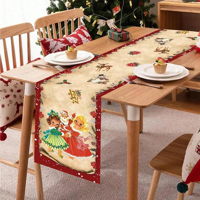 Chemin de table décoration de Noël