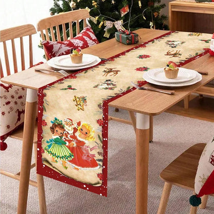 Chemin de table décoration de Noël