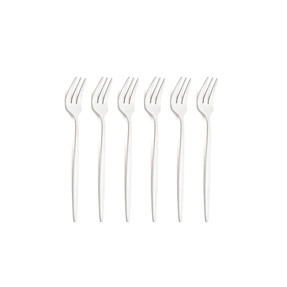 6 Fourchettes à gâteau