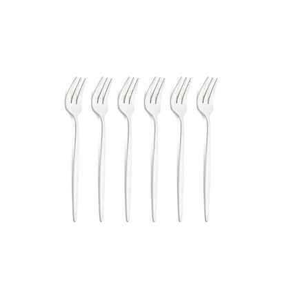 6 Fourchettes à gâteau