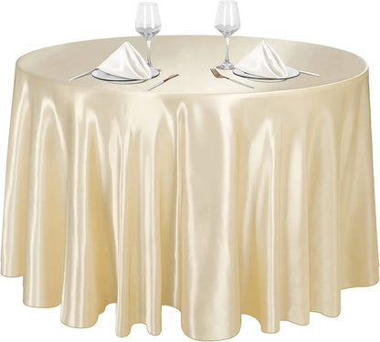 Nappe en satin ronde