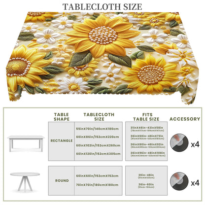 Nappe d'été tournesol