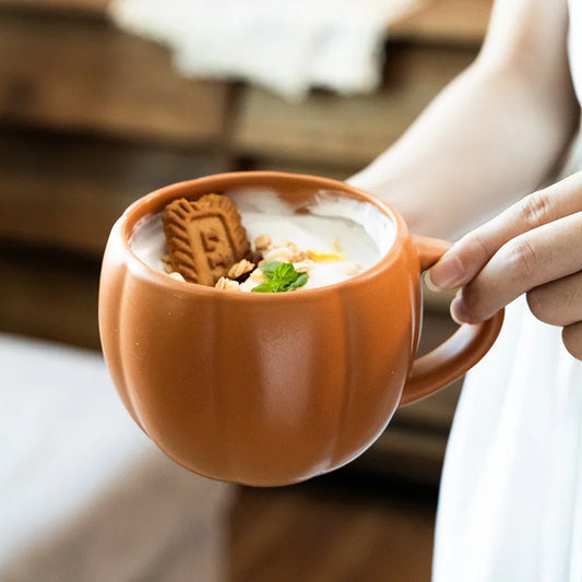 Tasse à café Halloween citrouille