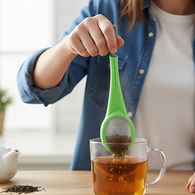 Infuseur à thé sans dégât