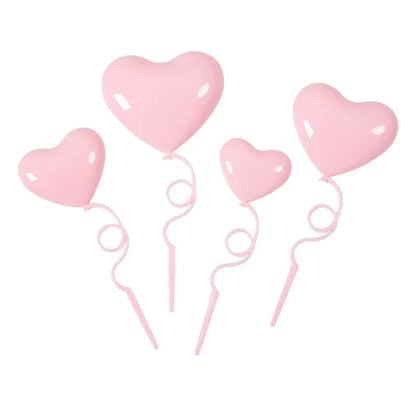 Décoration gateau ballon coeur | MagicPâtiss