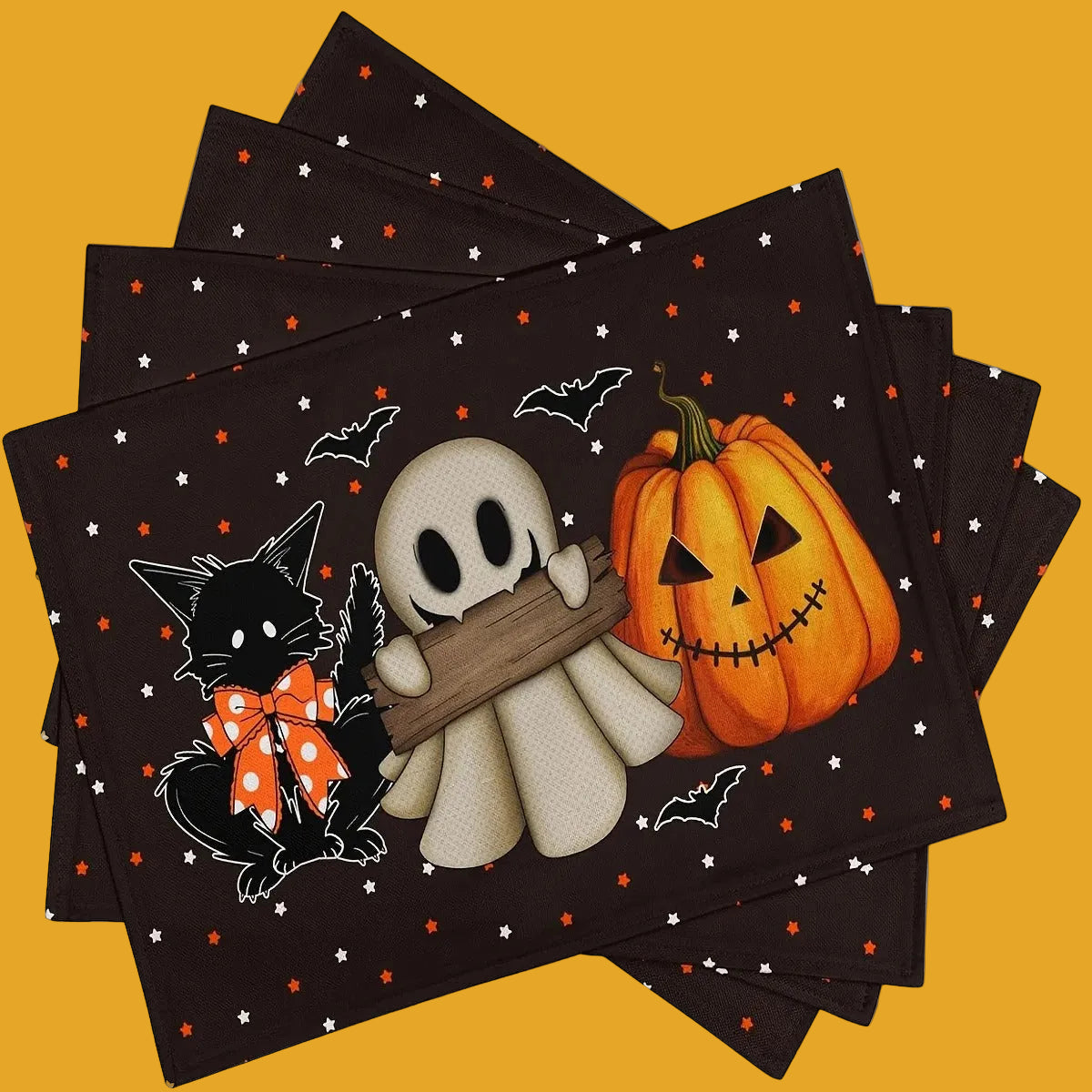 Napperon halloween | Squelette réutilisable