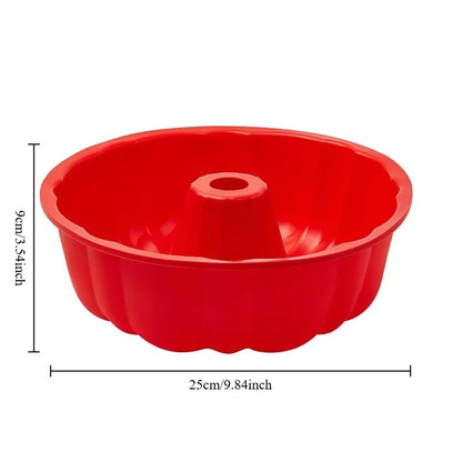 Moule à gâteau cheminée ondulé | Silicone Premium