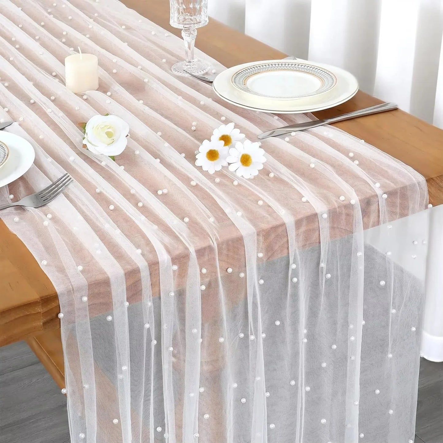 Chemin de table perlé | Scintillant