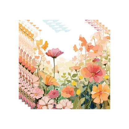 Ensemble de vaisselles jetables printemps | Floralys