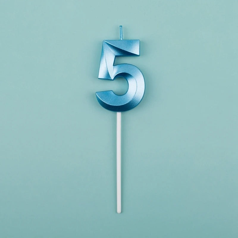 Décoration gâteau bougie 3D | Premium Celebration