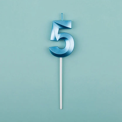 Décoration gâteau bougie 3D | Premium Celebration