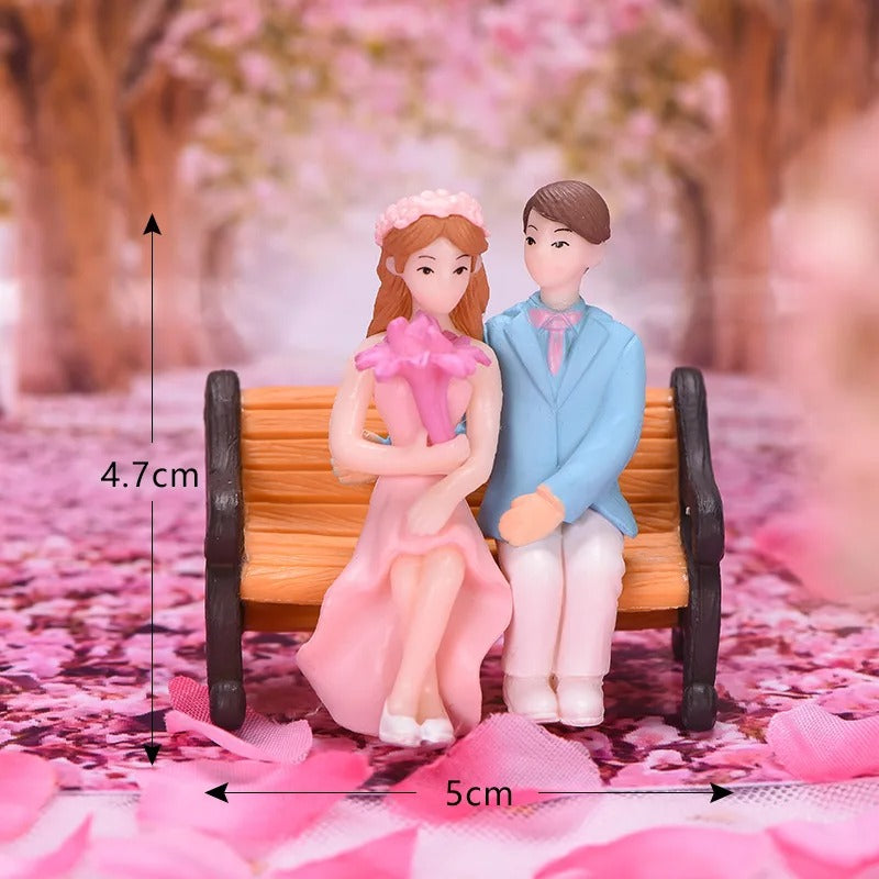 Décoration gâteau mariage miniature | Éternité