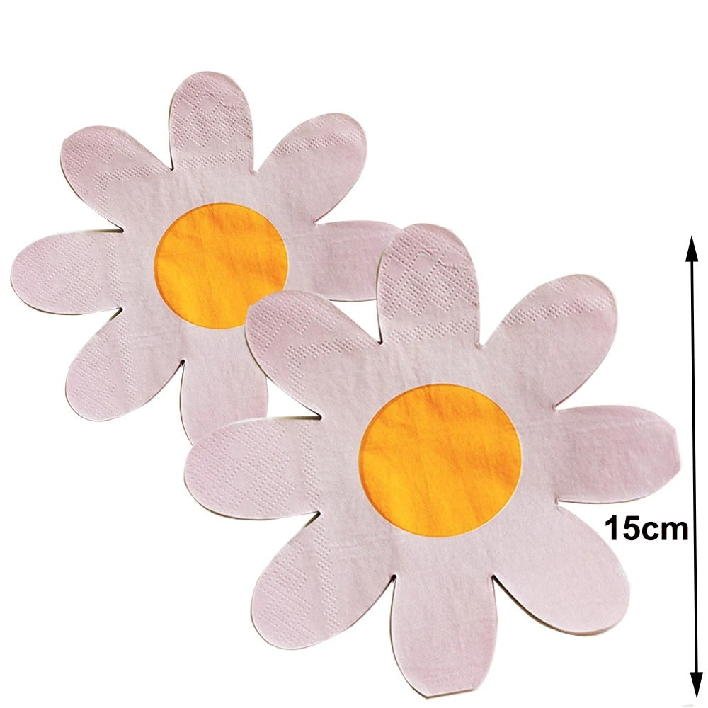 Serviette en papier florale | Élégance