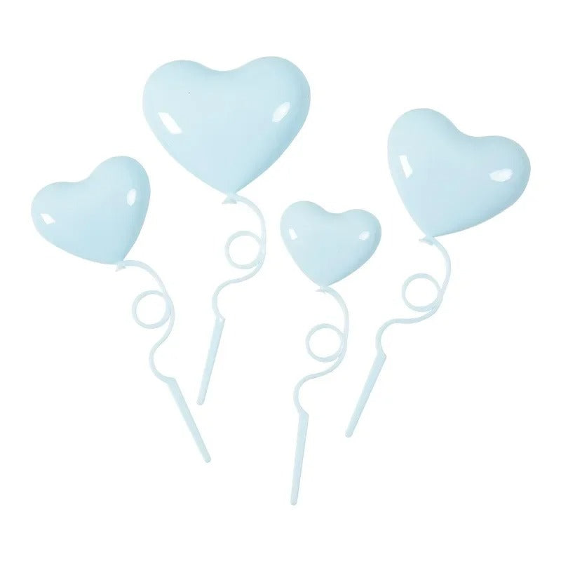 Décoration gateau ballon coeur | MagicPâtiss