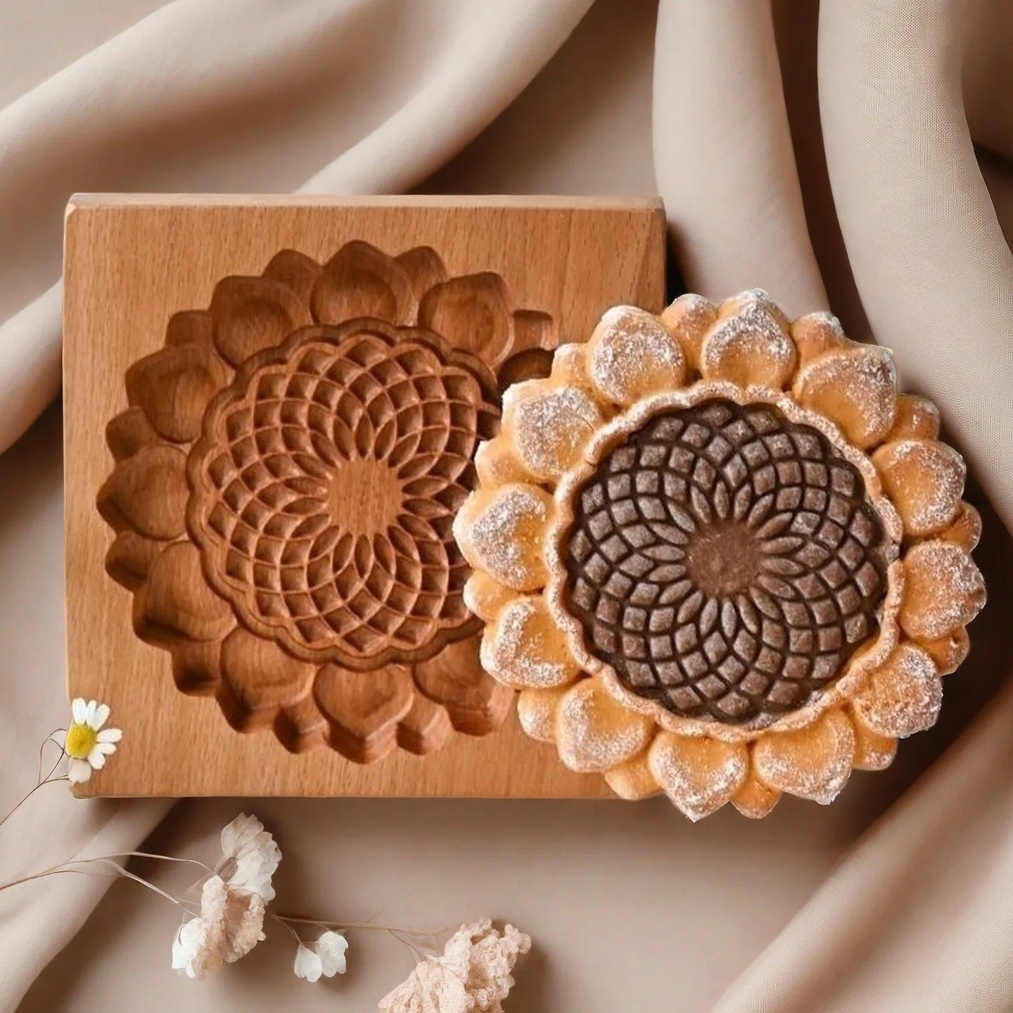 moule à biscuits | Bois sculpté 3D