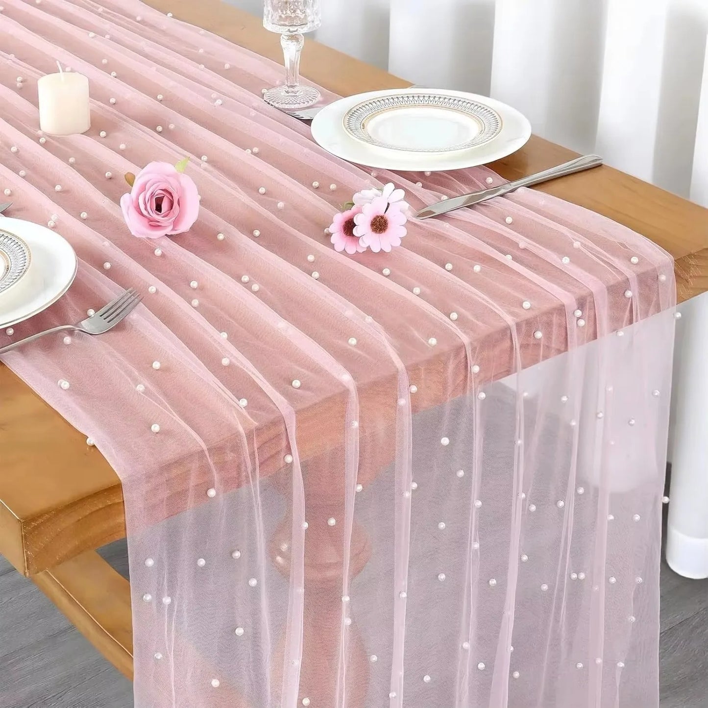 Chemin de table perlé | Scintillant