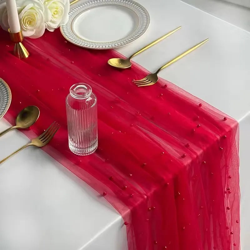 Chemin de table perlé | Scintillant