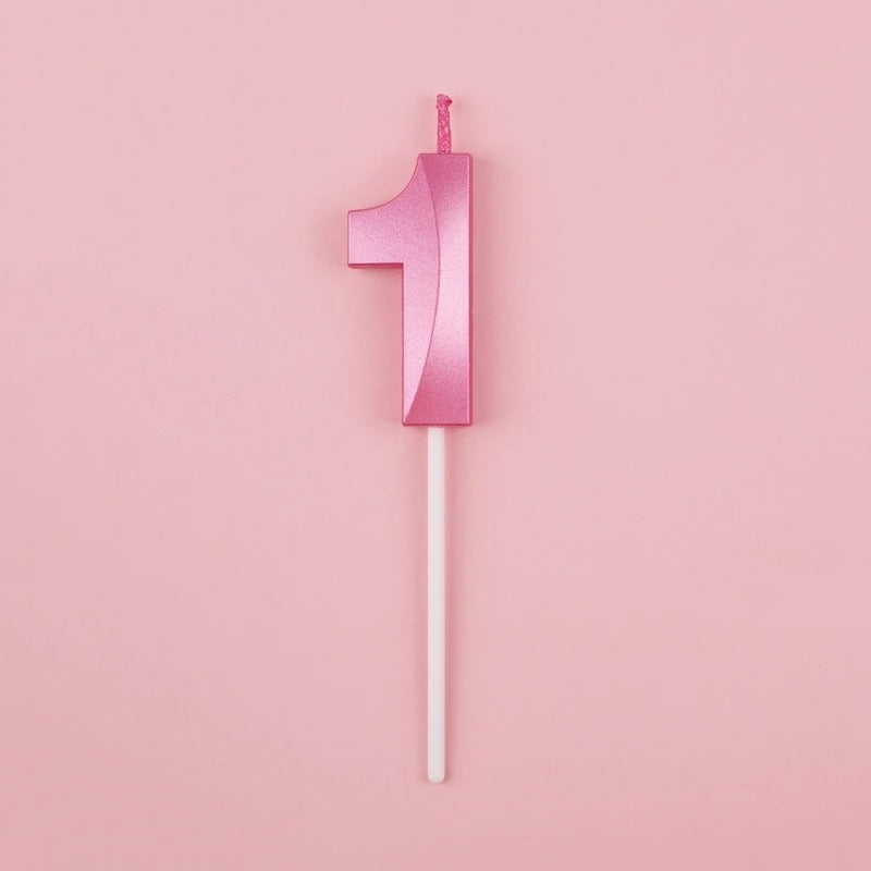 Décoration gâteau bougie 3D | Premium Celebration