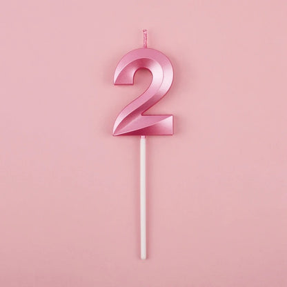 Décoration gâteau bougie 3D | Premium Celebration