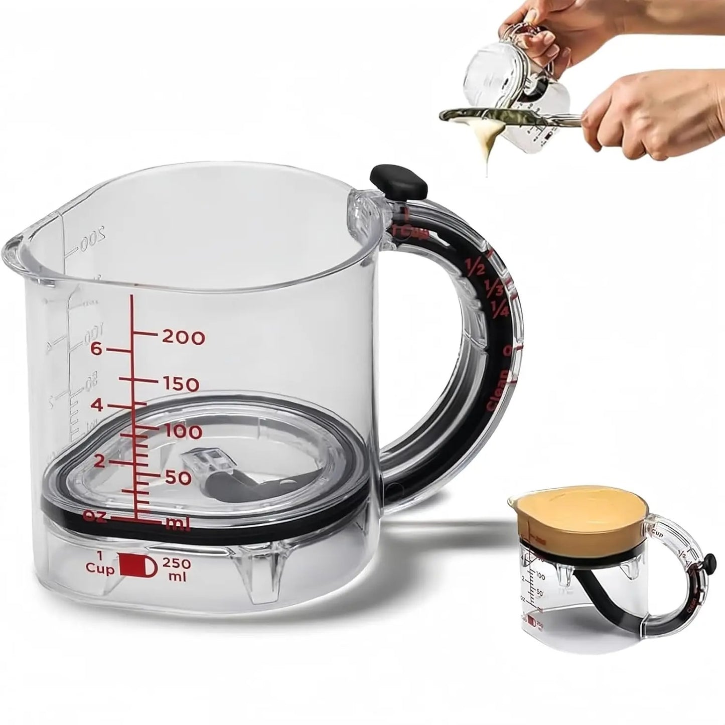 Tasse mesureur | Réglable 4-en-1