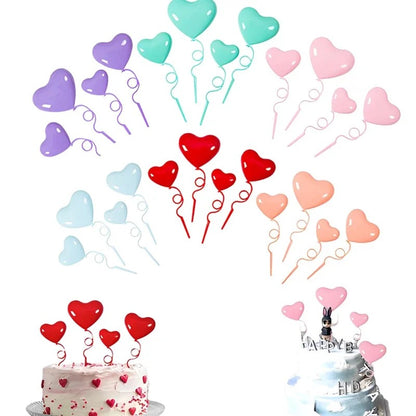 Décoration gateau ballon coeur | MagicPâtiss