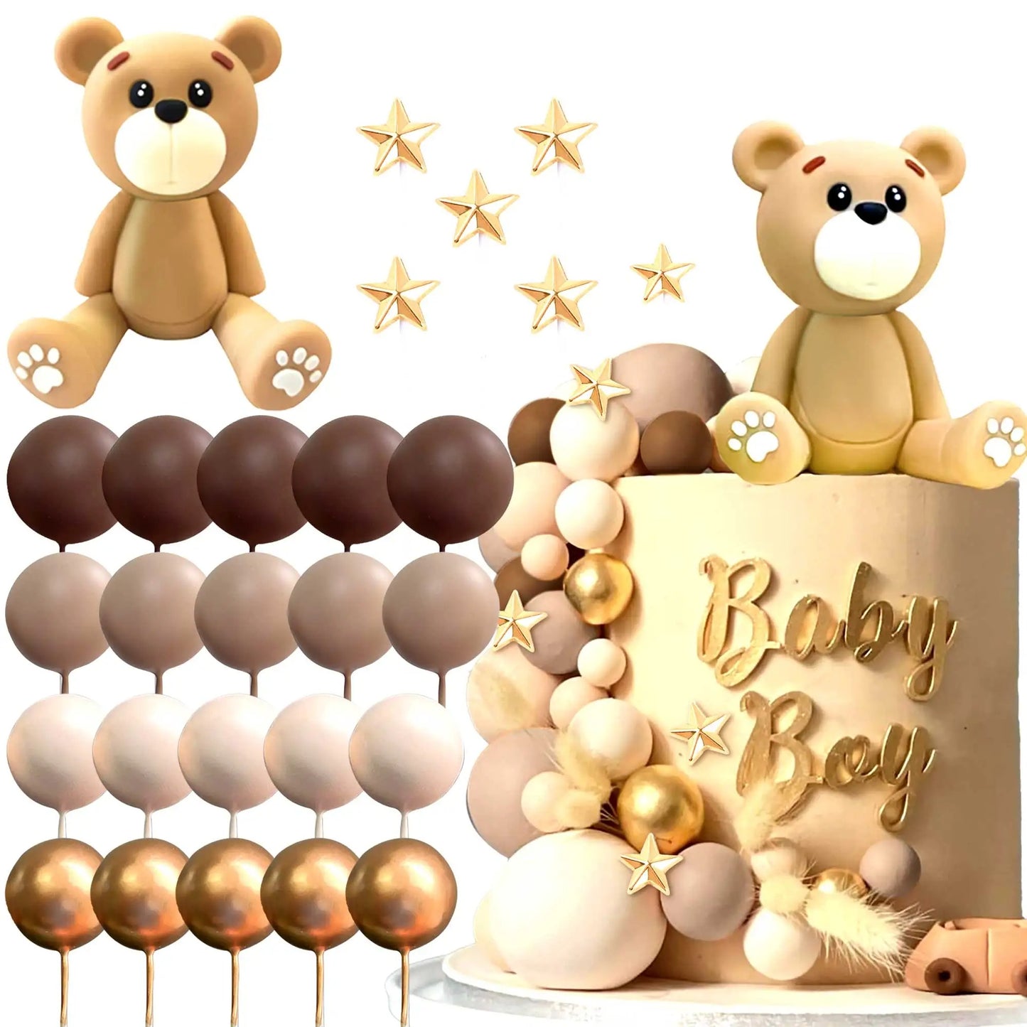 Décoration gâteau fille ou garçon? | TeddyReveal
