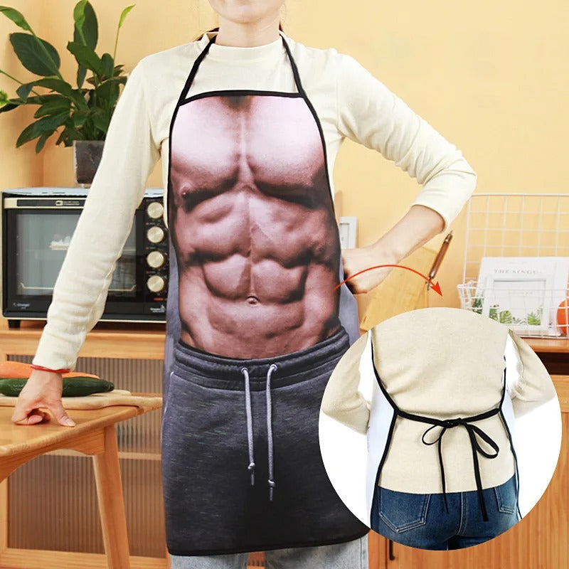tablier homme musclé | CuisineHumour