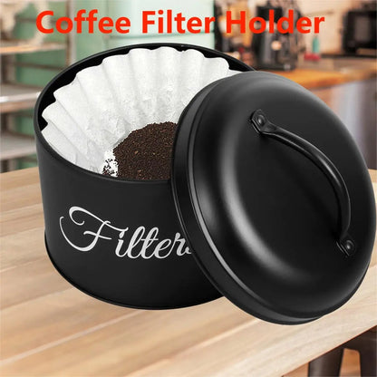 boite filtre à café | Vintage Acier