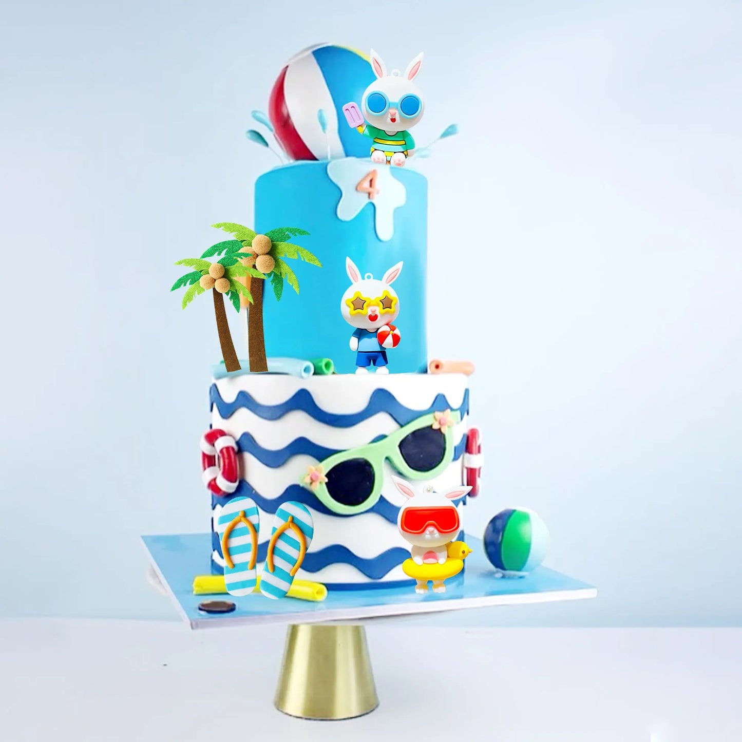 Décoration gâteau plage | Tropical Paradise