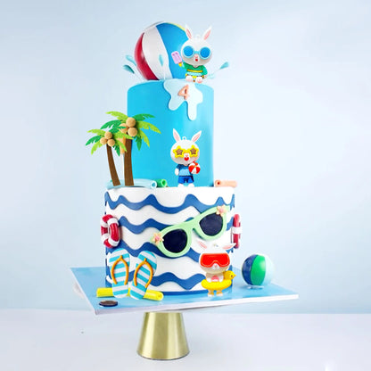 Décoration gâteau plage | Tropical Paradise
