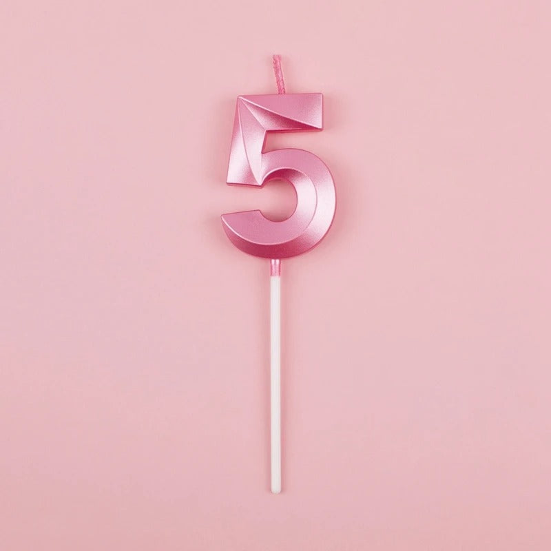 Décoration gâteau bougie 3D | Premium Celebration