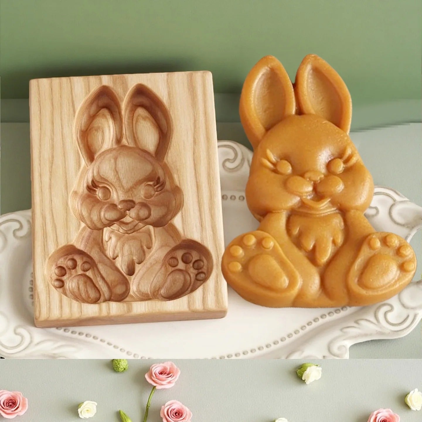 moule à biscuits | Bois sculpté 3D